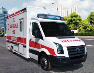 Ems Four Patients Transport Ambulance