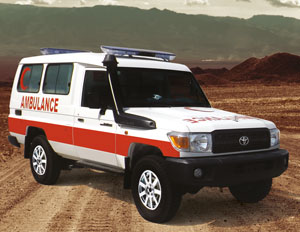 EMS Land Cruiser Ambulans